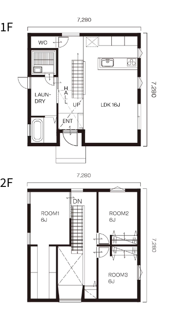 NONDESIGN SAUNA 間取り図